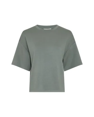 msch copenhagen - MSCHNilda Ima Q SS Sweatshirt laurel wreath - Gr. - M