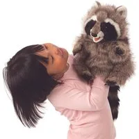 Folkmanis Handpuppen Handpuppe Folkmanis Waschbär