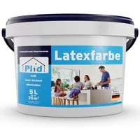 plid Latexfarbe Latexfarbe abwaschbare Wandfarbe Küchenfarbe Innenfarbe Badfarbe, Schnelltrocknend, spritzarm, verarbeitungsfertig
