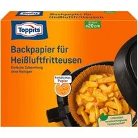 Toppits Backpapier, Ø 20 cm, für Airfryer
