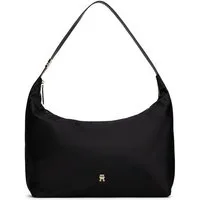 Tommy Hilfiger Hobo TH GO LARGE HOBO NYLON, Damen Schultertasche, Tragetasche, Businesstasche mit TH-Label