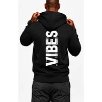 Banco Hoodie Herren Pullover mit Kapuze Langarm Longshirt "Vibes" Hochwertiger Print, auffälliges Motiv für individuelle Looks