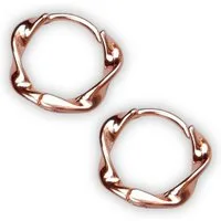 SHELAGO Paar Creolen Bestseller Schmuck, Kleine Ohrringe in Silber, Gold oder Roségold (1 Paar Ohrringe, inkl. Geschenkverpackung), hochwertiger Edelstahl