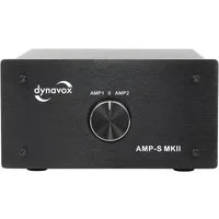 Dynavox AMP-S MKII Verstärker/Boxen-Umschalter Audioverstärker (200 W, im stabilen Metallgehäuse und 4 mm starker Aluminium-Frontplatte)