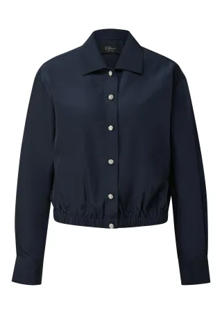 s.Oliver BLACK LABEL - Bluse blau - Gr. - 44