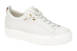 Paul Green Plateau Sneaker PG 5017-06 Grau - ivory/gold Echtleder XL-Laufsohl...