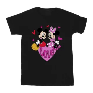 Disney - "Love" T-Shirt für Herren (Schwarz)