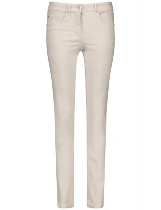 GERRY WEBER Edition - Jeans: Slim Fit beige - Gr. - 36/R