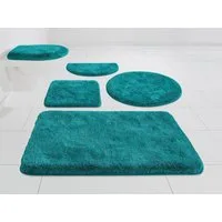 Grund Badematte Melos, Badvorleger, Badezimmer Teppich, sehr weich, Höhe 27 mm, rutschhemmend beschichtet, fußbodenheizungsgeeignet, Kunstfaser, rechteckig, melierte Optik, sehr weicher Flor, Melange-Effekt, Made in Europe