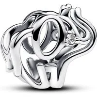 Pandora Kettenanhänger Pandora Offen gearbeitetes Elefanten Charm 793345C01 Anhänger