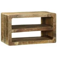 vidaXL TV-Schrank TV-Schränk mit Regal Braun 60 x 32 x 36 cm Massivholz (1-St)