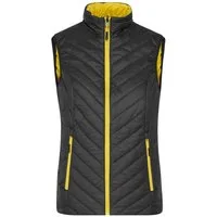 James & Nicholson Steppweste Taillierte und leichte Damen Wende-Steppweste JN1089 Mit sorona®AURA Wattierung