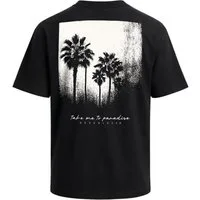 Neverless Oversize-Shirt Herren T-Shirt - Palmen - Oversized Relaxed Fit Sommer Fashion mit Print