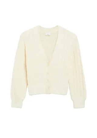 s.Oliver - Strickjacke creme - Gr. - 176