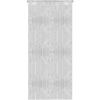 Arsvita Vorhang (1 St), Kräuselband, transparent, Fadengardine mit Stangendurchzug und Metallic-Streifen 140cm x250cm
