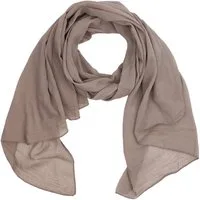 MIRROSI Modeschal Asymmetrischer Schal, Made in Italy 20% Seide 80% Baumwolle, (ca. 170x77cm, Leicht und bequem, Unifarbe), Damen Halstuch ideal für Frühling, Sommer und Herbst