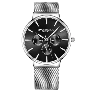 Schwarz und Silber Monaco Quartz 39mm