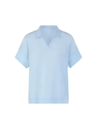 Marc Cain Sports - Blusenshirt aus Materialmix skyway new - Gr. - 44