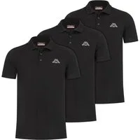 Kappa Poloshirt Kappa Herren Polo VELEOT 3 Polo Shirt 3er-Pack s/s 707408