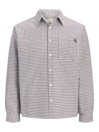 JACK&JONES - JORFREDERIKSBERG OXFORD SHIRT LS SN Chocolate Truffle - Gr. - L