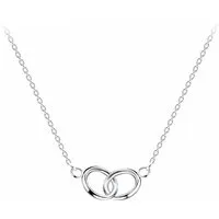 ALEXANDER YORK Kette mit Anhänger RINGE, 925 Sterling Silber