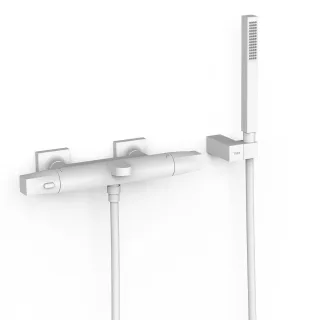 Tres Wannenthermostat Aufputz Over wall Anti Kalk Messing Handbrause , 19017459BM 19017459BM