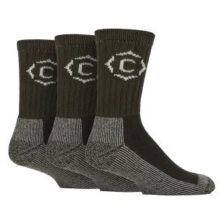Herren Strapazierfähige Gepolsterte Wandersocken mit Verstärkung an Ferse und Zehen