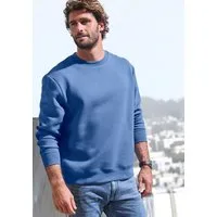 John Devin Sweatshirt Langarm, Pullover mit Struktur, Rundhals, Baumwollmischung
