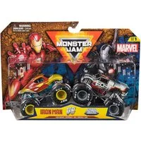 Spin Master Spielzeug-Monstertruck 6070555 Monster Jam - 2-Pack 1:64 - Marvel