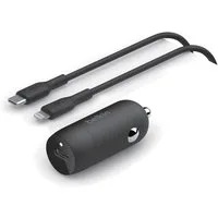 Belkin USB-C Kfz-Ladegerät inkl. Lightning, 1m USB-Ladegerät