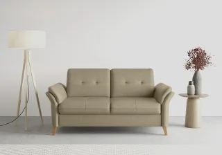 sit&more 3-Sitzer "Göteborg" inklusive Sitztiefenverstellung und Federkern