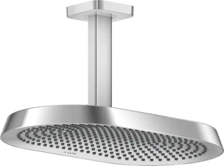 Hansgrohe AXOR ShowerSphere Kopfbrause 370/220 2jet EcoSmart mit Deckenanschluss, Chrom, 39758000 39758000