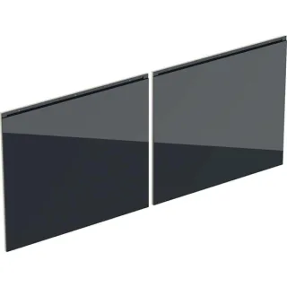 Geberit Auszugfront Set, Schwarz, Acanto zu WaschtischU 120 Art.-Nr.: 500.613.16.1, 243894161 243894161