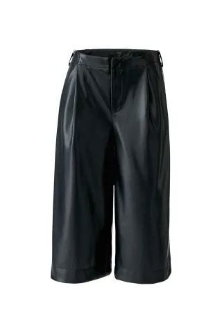 Oui - Bundfaltenhose black - Gr. - 40