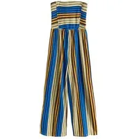 Next Jumpsuit Bandeau-Jumpsuit mit weitem Bein, Kurzgröße (1-tlg)