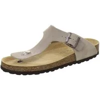 AFS-Schuhe 310774 Zehentrenner Pantolette für Herren aus Leder mit Fußbett, Made in Germany
