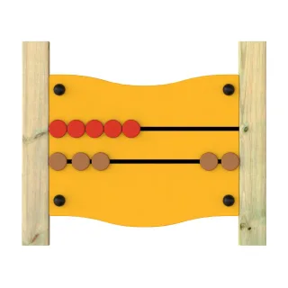 Motorikwand Educate Count - Pädagogisches Lernspielzeug für Kindergarten - Feinmotorik fördern - Inklusive 9x9 cm Pfosten Option - Wickey