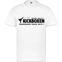 BAY-Sports T-Shirt Kickboxen mein Sport Kickboxshirt Kick-Boxen Kampfsport (1 Stück, 100% Baumwolle) Thaiboxen, Muay Thai, Kinder, Erwachsene