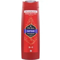 Old Spice Duschgel 2x Old Spice Captain 3in1 Duschgel Haar Gesicht und Körper je 400ml