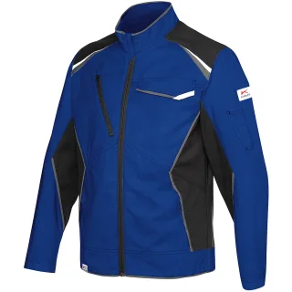 KÜBLER ICONIQ cotton Jacke kornblumenblau/schwarz M - 1140 1301-4699-M