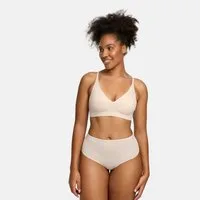cfab Bügelloser BH Comfort Push-Up BH-Sand-L (1-tlg) Push-up effekt
