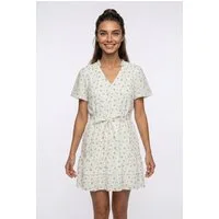 Vero Moda Minikleid VMTRINE SS SHORT LACE DRESS WVN NOOS Baumwolle