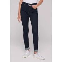 SOCCX Slim-fit-Jeans mit hoher Leibhöhe