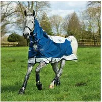 Horseware Pferde-Regendecke Horseware Rambo Summer Series Turnout 0g - Navy/Grey