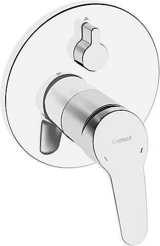 Hansa Funktionseinheit mit Dekorset Einhand-, Wannen-Batterie Hansamix 8184 chrom, 81849083 81849083