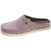 Fischer-Markenschuh Katrin Pantoffel aus recyceltem PET Filz, Einlegesohle aus Filz herausnehmbar
