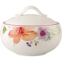 Villeroy & Boch Zuckerdose Mariefleur Zuckerdose, Porzellan, (1-tlg), Premium Porcelain, mikrow.- & spülm.sicher, Made in Germany