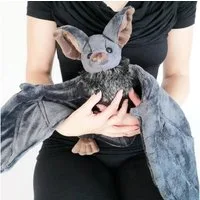 Tinisu Plüschfigur Fledermaus Kuscheltier 30 cm – Niedliches Halloween Plüschtier Stoffti