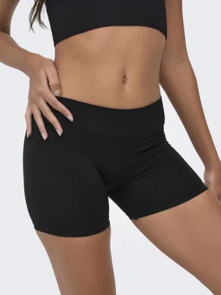 ONLY - ONLVICKY SEAMLESS MINI SHORTS NOOS Black - Gr. - S