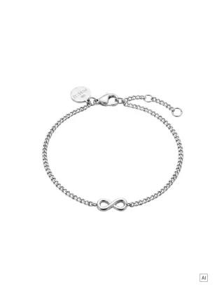 PURELEI Tiny Infinity Armband, verstellbare Länge